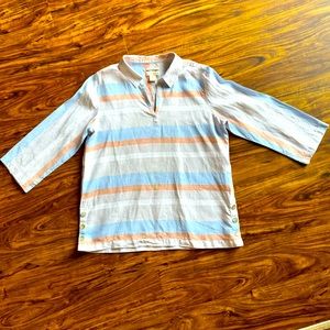 Cynthia Rowley Linen Blouse Tunic - Large